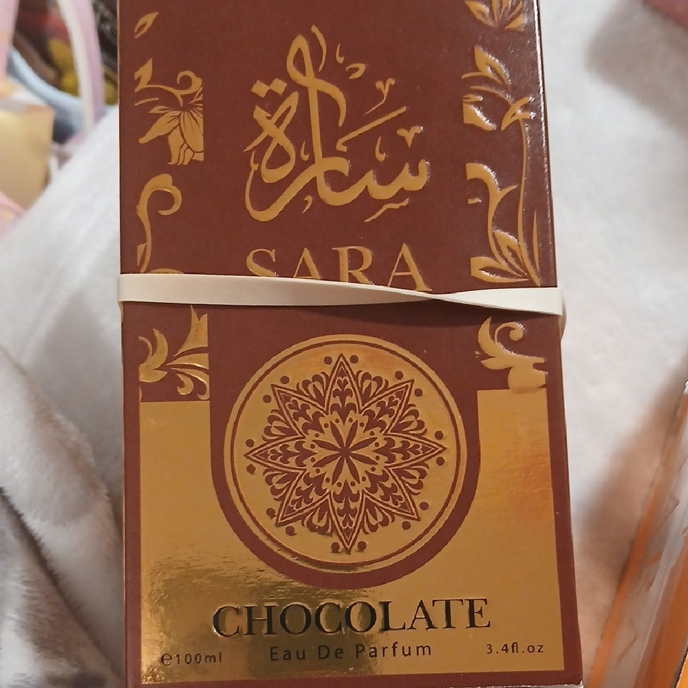 Sara Chocolate Eau De Parfum - Brown & Gold Packaging